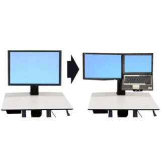 Ergotron Workfit-A  Notebook Add-on for Single Screen Workstation