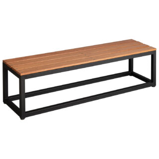 Bench with Mild Steel Frame