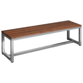 Bench with Stainless Steel Frame