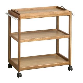 Contract Wooden Tea Trolley With Removable Butler's Tray