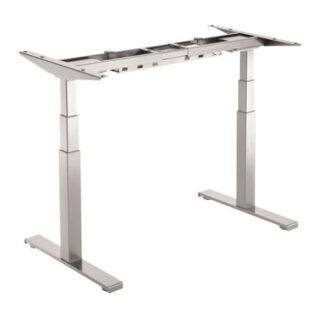 Cambio Height Adjustable Desk Silver - Base only
