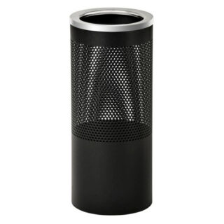 Perforated Litter Bin with Rim Lid